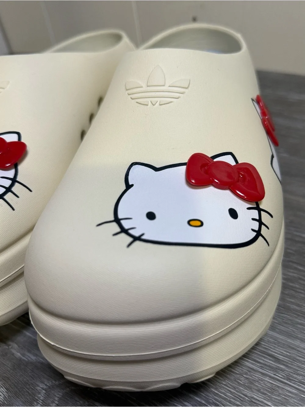 Adidas x Hello Kitty Special Edition adiFOM Stan Smith Mule Sz 9